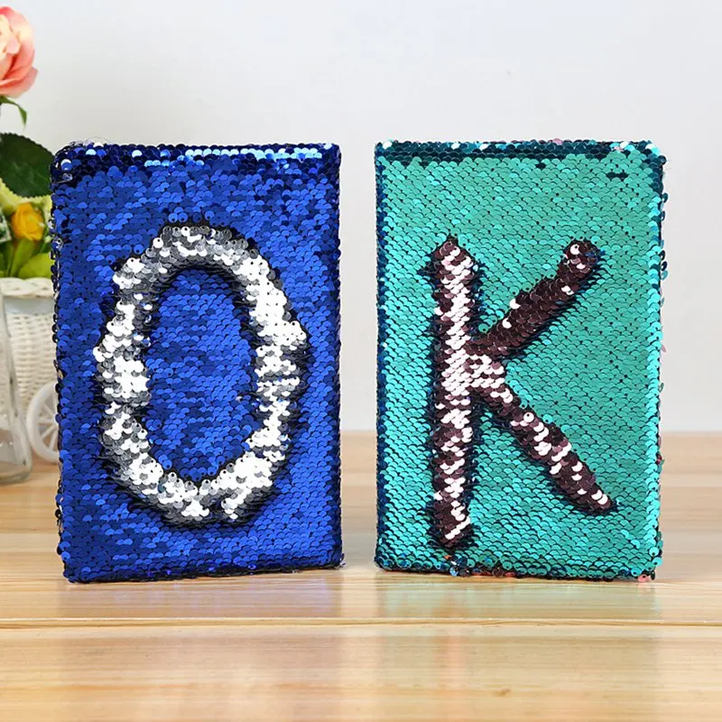 

Creative Sequins Notebook Paper A5 Diary School Notebook Paper Calendar Agenda Schedule Planner Notebook
