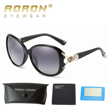 

AORON New Polarized Women Sunglasses Ladies Sun Glasses Fox Pearl Fashion Eyewear UV Protection UV400