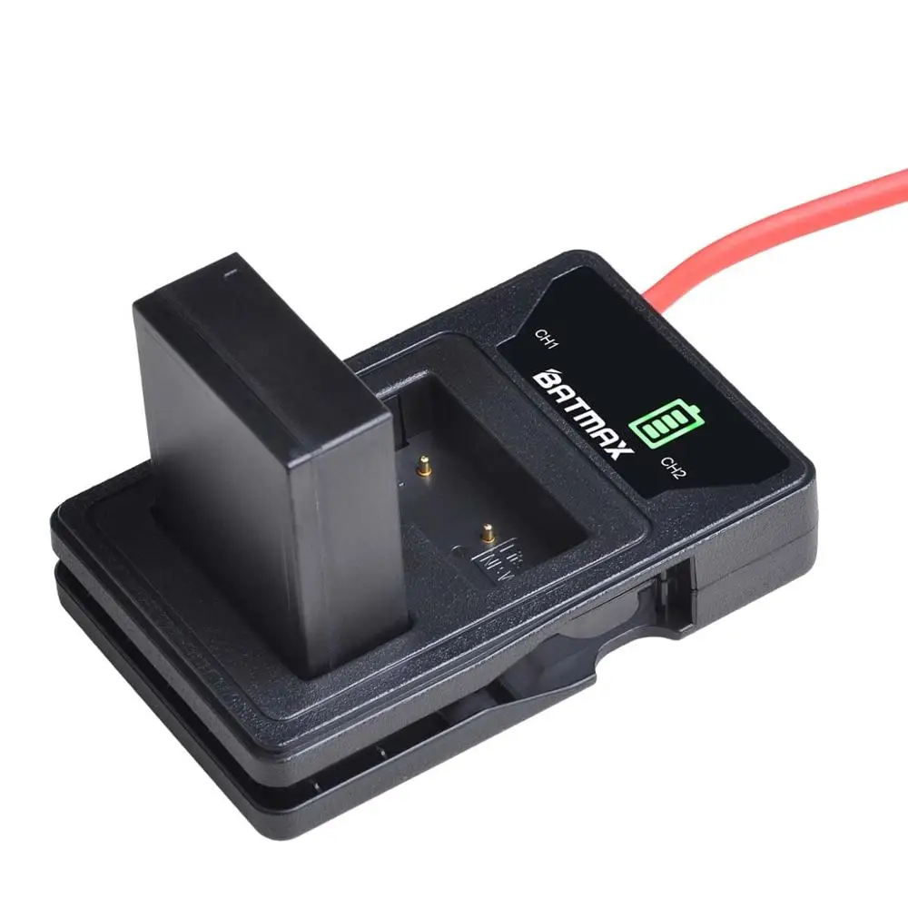 Batmax NP-W126 NP-W126S Battery+LED Dual USB Charger&Type C Port for Fujifilm HS30EXR HS33EXR X-Pro1 X-E1 X-E2 X-A1 X-A2 X-T20