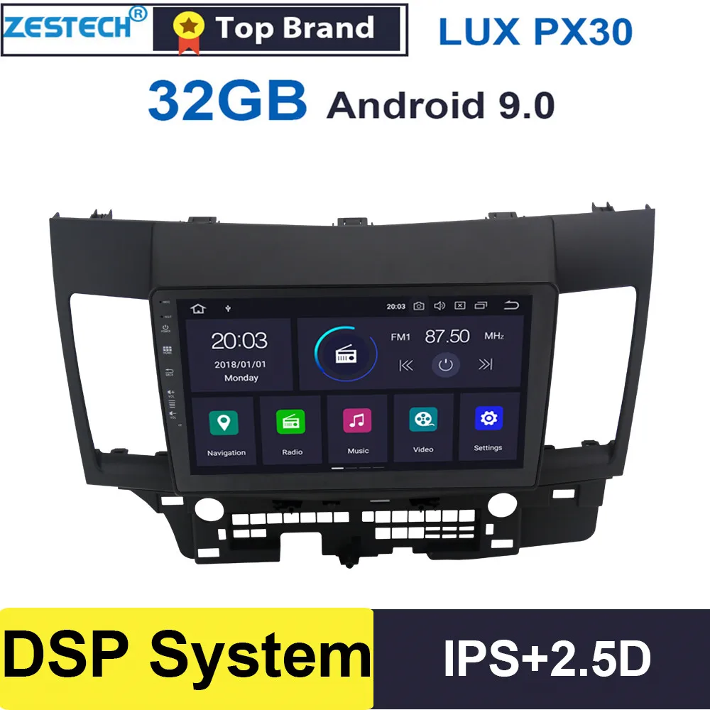 Android 9,0 2.5D ips 10," gps Радио dvd-плеер автомобиля для Mitsubishi Lancer-ex 2010- головное устройство автомобиля gps DVD мультимедиа SWC