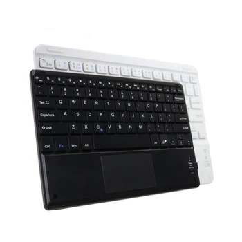 

7/9/10 Inches Wireless Bluetooth Lightweight Keyboard with Touchpad Cellphone Tablet Laptop Keyboard Travel Home Office Keypad