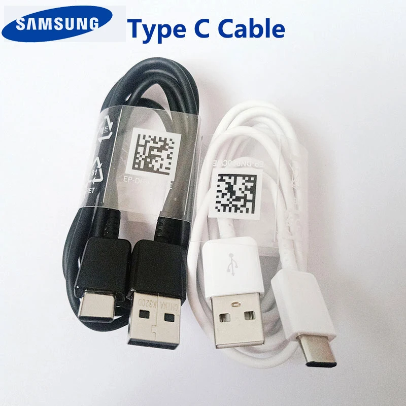 

Original For Samsung Type C Cable Fast Charging Type-C Fast Charger Galaxy S8 S9 Plus Note 9 8 S 8 9 C7 C5 C9 Charge USB C Cable