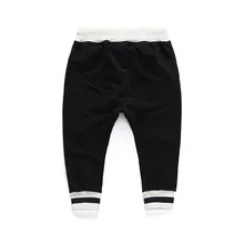 Детская одежда; брюки для мальчиков; детские спортивные брюки; Новинка года; стильные брюки; весенняя одежда для малышей; повседневные брюки для маленьких детей в западном стиле