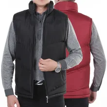 Настраиваемый Рабочий жилет осенний и зимний теплый бархатный жилет Толстая мужская одежда среднего возраста свободный мягкий жилет