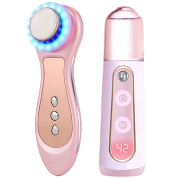 

1 Set Photon Skin Rejuvenation Facial Massager Beauty Care Device & 1 Pcs Face Spray Skin Moisture Hydrating Instrument