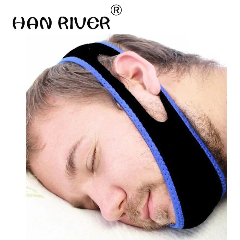 HANRIVER 2 шт. анти-Snore ремешок для подбородка стоп храп ремень Поддержка ремни женщин