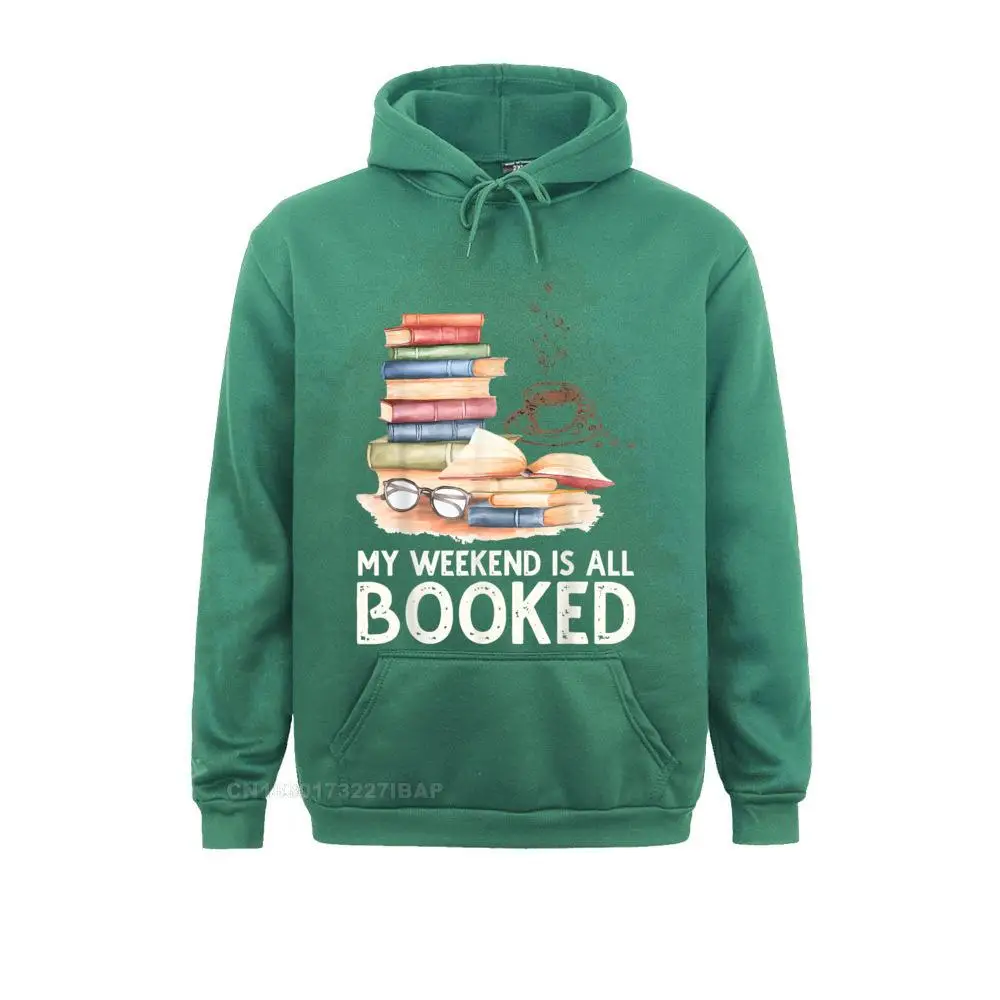 thumbnail image 1 of Mi fin de semana está todo reservado, divertidas y lindas sudaderas con capucha con diseño de lector de libros, sudaderas de manga larga de alta calidad para mujer impresas en capuchas de otoño, 1 of 4