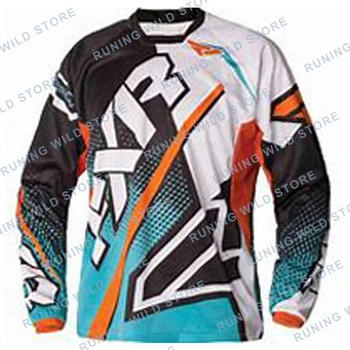 

NEW FXR Motocross Shirt Motorcycle Jacket Off-road Moto Cycling Jersey Men Long Sleeve T-shirt Ride Bicycle Long-sleeve Jersey