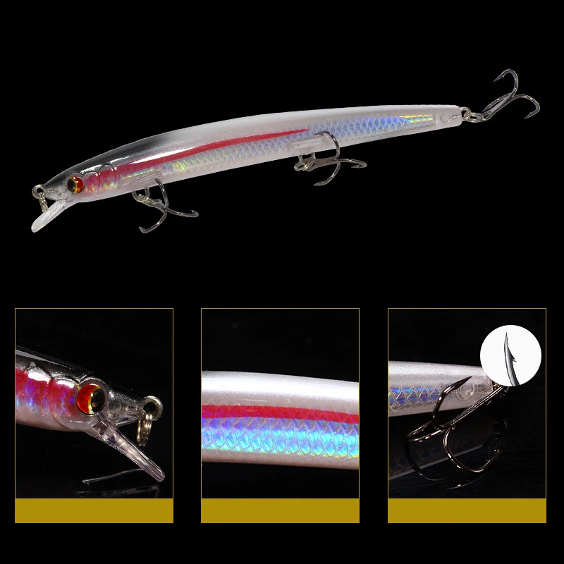 Рыболовная Приманка в виде гольяна 10 цветов приманка для щуки искусственная