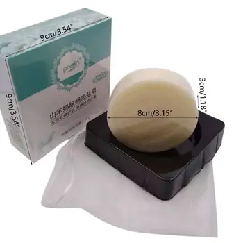 

Sea Salt Soap Base Goat Milk Remove Mites Cleaner Removal Pimple Pores Acne Face