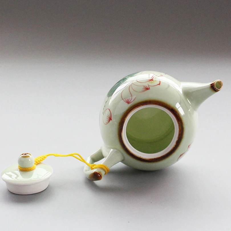 Маленький чайник из celadon идеальный чайный сервиз для приготовления чая