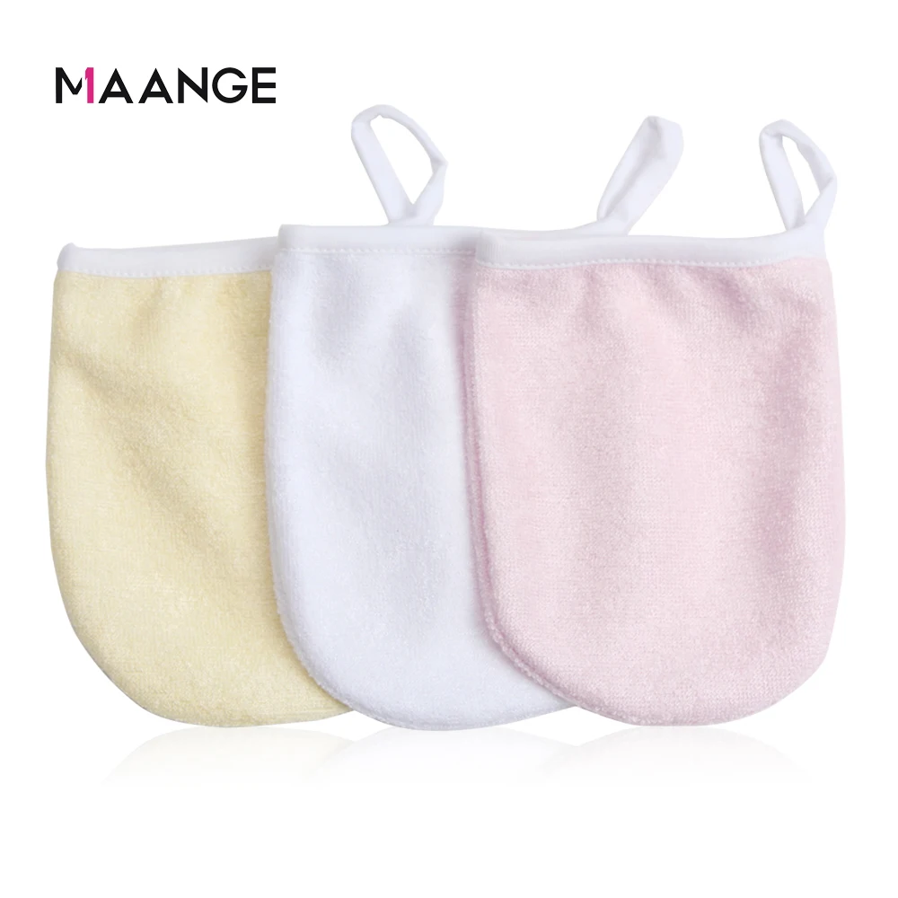 3pcs Многоразовая микрофибра ткань для лица 1/2/3 шт. уход за кожей лица Полотенца средство для снятия макияжа с моющая перчатка инструмент для ухода за лицом Полотенца 16,5* каблук 10 см - Цвет: 3pcs
