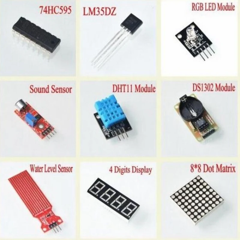 40 шт./компл. RFID стартовый набор для Arduino UNO R3, обновленная версия, Обучающий набор шаговый двигатель обучающий комплект с коробкой