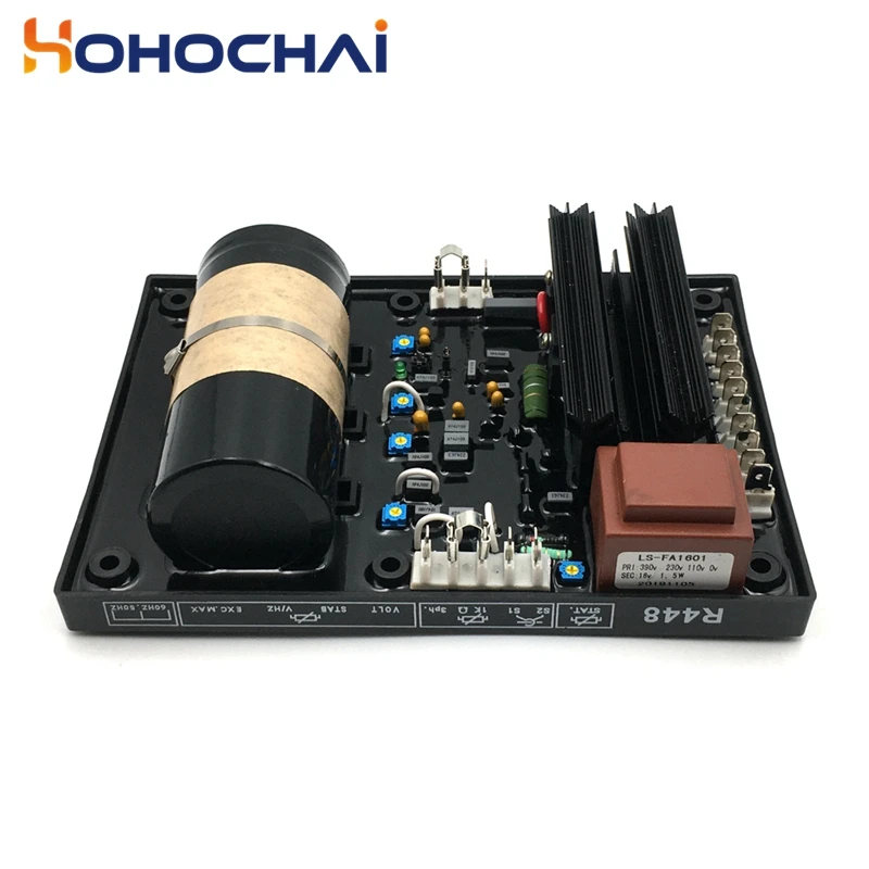 คุณภาพสูง Leroy Somer เครื่องกำเนิดไฟฟ้า AVR R448 R449ปรับแรงดันไฟฟ้าอัตโนมัติ Stabilizer Genset ดีเซลอะไหล่ 1