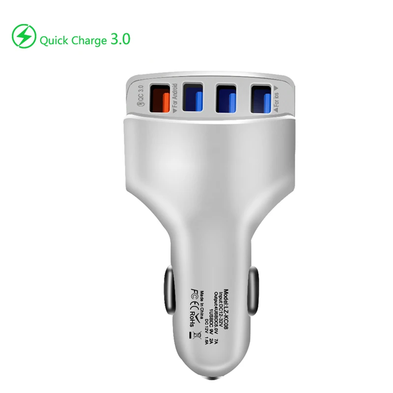 3.1A Dual USB Car Charger 2 Port LCD Display 12-24V Cigarette Socket Lighter Fast Car Charger Power Adapter Car Styling usb triple socket Chargers