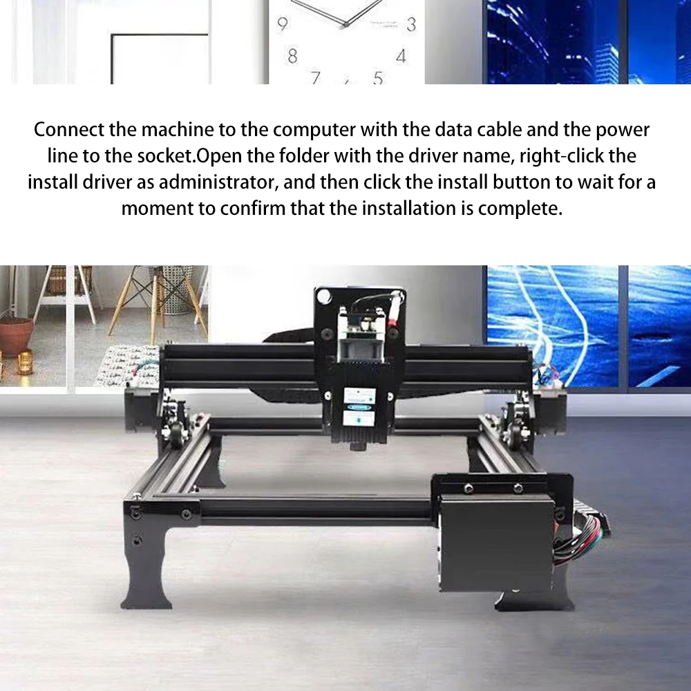 

Hot 20W/7W Desktop CNC Laser Engraver Portable DIY Laser Engraving Machine Mini Carver with 290*220mm Large Carving Area
