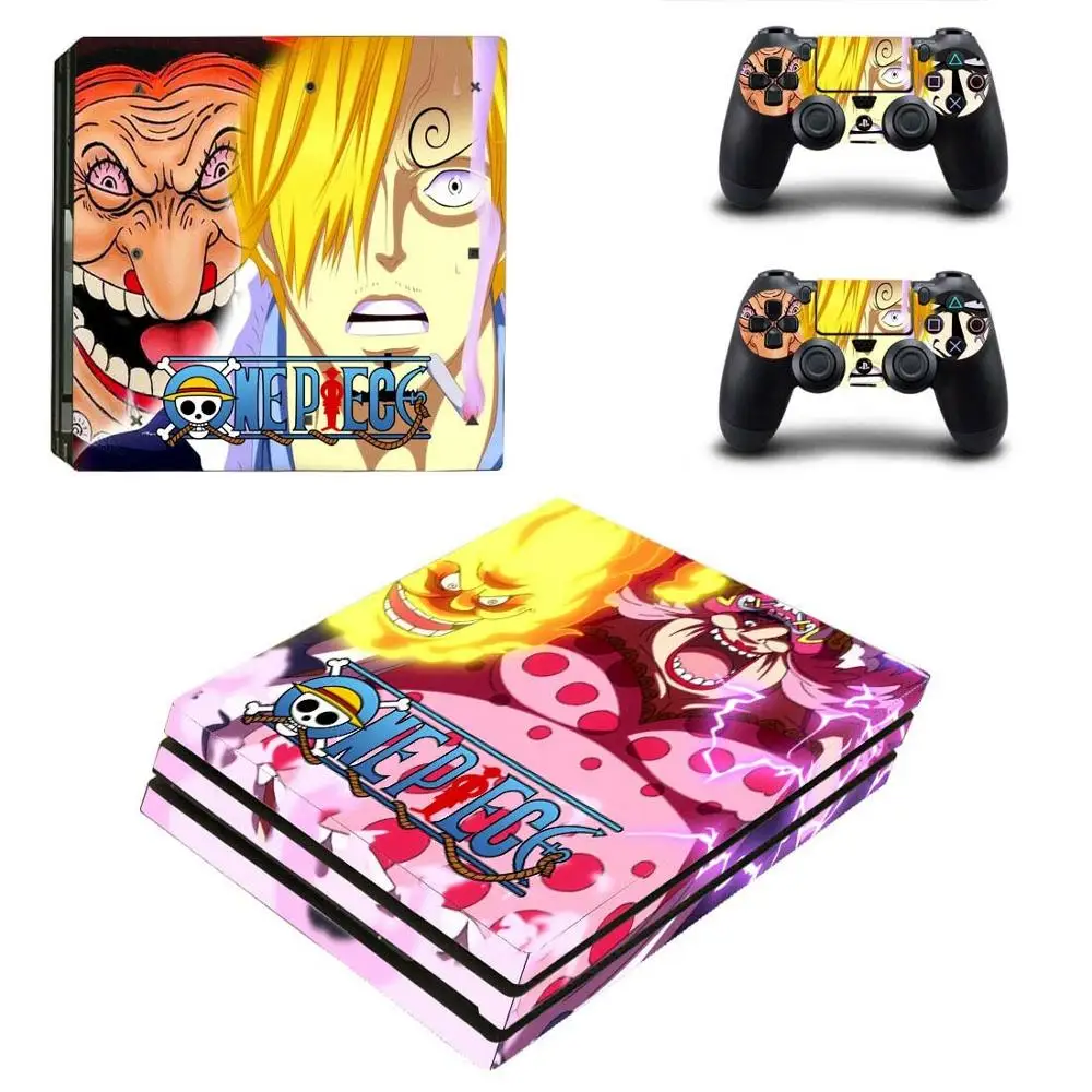 YSP4P-2605 One piece Luffy PS4 Pro стикер Play station 4 наклейки для кожи наклейки для playstation 4 PS4 Pro консоль и контроллер Скины Виниловые - Цвет: YSP4P-2605
