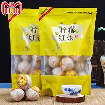 

Chinese Fujian lemon Red tea The Premium lemon Balck Tea Beauty Slimming Diuretic Down Three Green Food Black tea