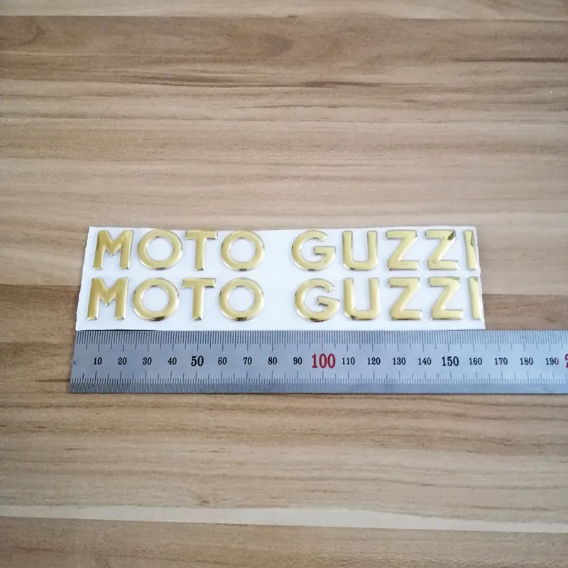Мотоцикл 3D желтый Водонепроницаемый эмблема боковая обтекатель Крышка декоративные наклейки чехол наклейка для Moto MotoGuzzi guzzi наклейки