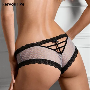 

Women Briefs Sexy lace Hollowing out Low Waist underwear Panties Ladies' Lingerie A19061