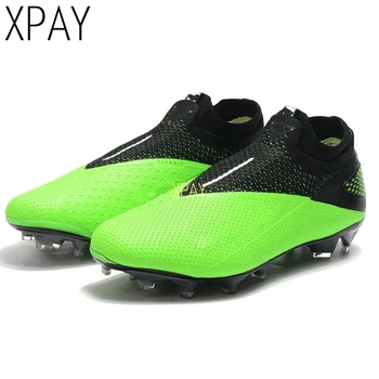 

2020 original Soccer Shoes Football Boots High Ankle Kids Cleats Training Sport Sneakers Dropshipping