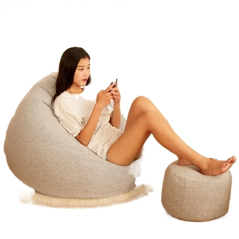 Silla Ouro Cadir Single Bed Puff De Assento Sedie Poltrona Copridivano Poef Tatami Computer Beanbag Chair Cadeira Bean Bag Sofa | Мебель