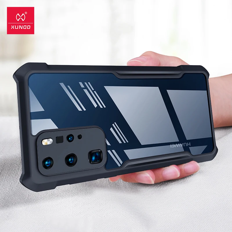 Xundd For Huawei P40 Pro Plus Case Transparent Full Covered Case Shockproof Protective Fitted Cover For Huawei P40 Pro+ Case|Phone Case & Covers| - AliExpress