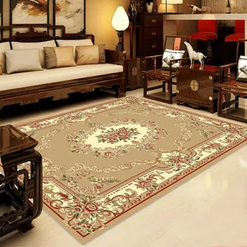 

Hot Sale Washable Large Size 2000x3000mm Classical Soft Carpet Home Living Room Customizable Polyester Carpet For Bedroom Parlor