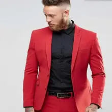 2022 Orange Business Suits Wedding Dress Tuxedos Dinner Suits costume homme terno masculino Custom Mens Suits 2PC(Blazer+Pants)
