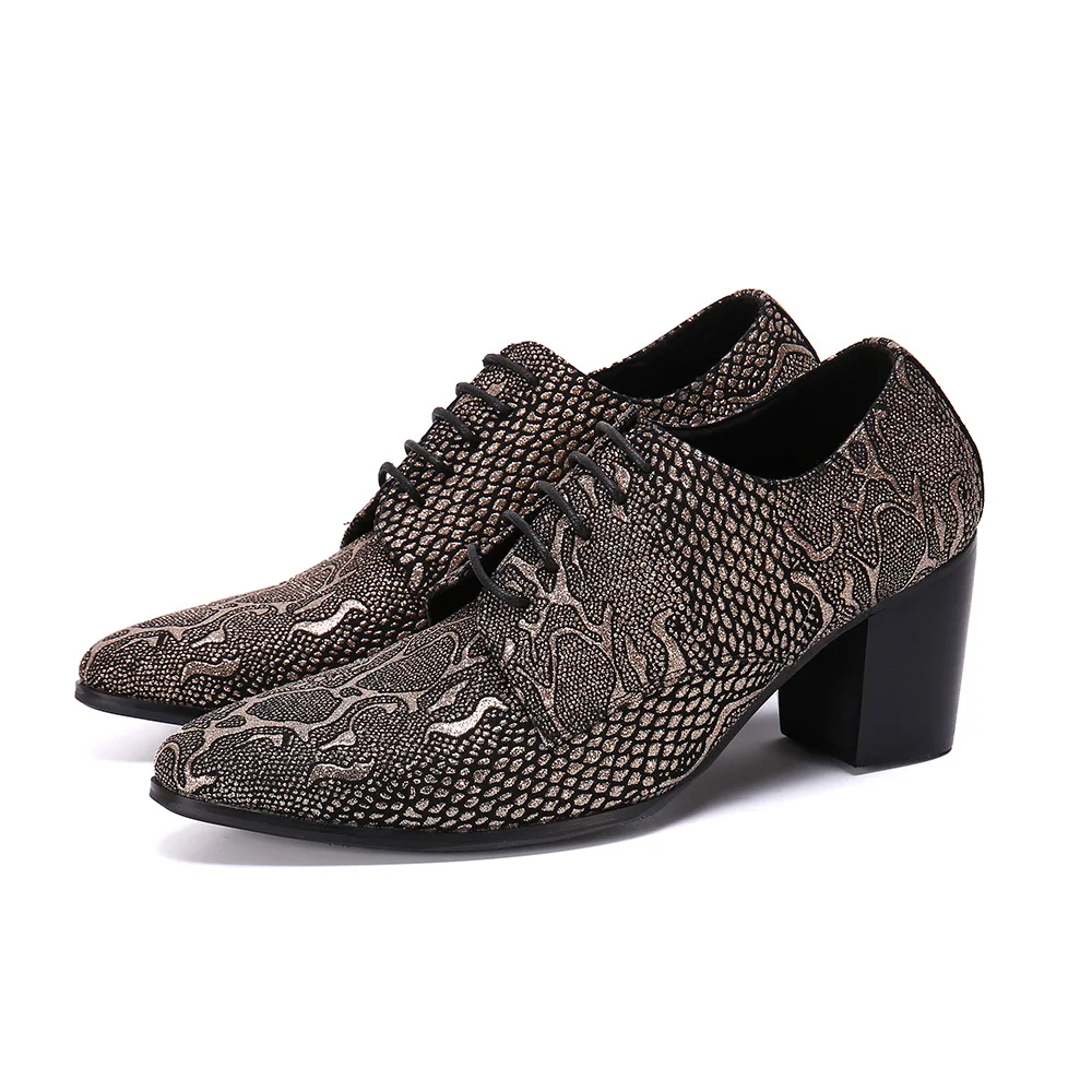 

Sapato Luxury Shoes Genuine Leather Slip-on Pointed Toe British Style Loafers