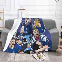 Glasgow Rangers Team Shaggy Throw Soft Warm Blanket Sofa/Bed/Travel Love Gifts Glasgow Rangers Football Scotland Gets We Are 2