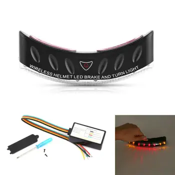 

8 LED Helmet Brake Light DC 12V Turn Signal Bulb Lamp Gear Replacement