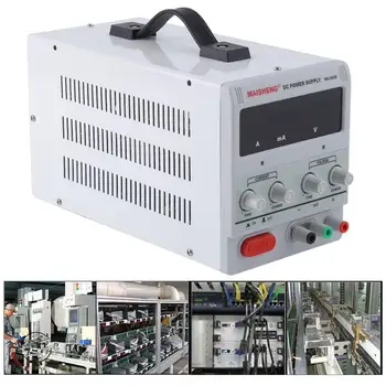 

(ES) Laboratory LAB Digital Direct Controllable Power Supply 30V 5A/10A DC Power Supply EU Plug For Test Repair Centers School