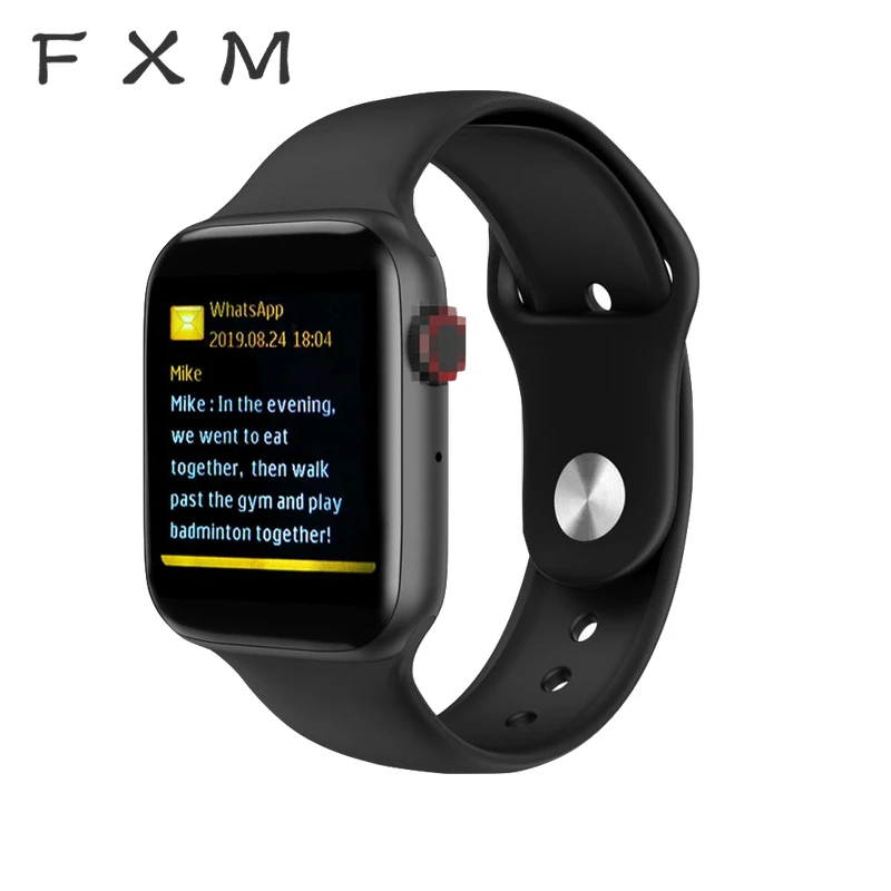 

clock mens' watches Smart Watch Men Series 4 Heart Rate Fitness Monitor Bluetooth Call Full Touch Screen Watch For Android ios