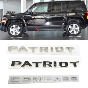

ABS Side Sticker Car Styling for Jeep Wrangler Grand Cherokee Patriot Compass Logo Emblem Badge Fender Trunk Decals Accessories
