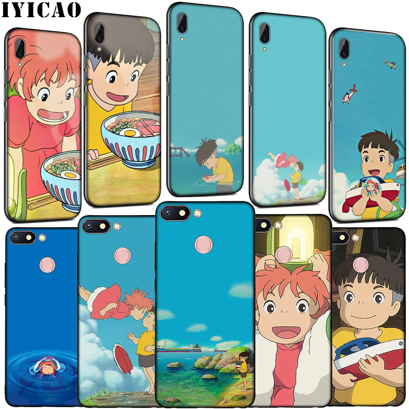 Мягкий силиконовый чехол Ponyo on the Cliff для телефона Xiaomi Redmi Note 8 8T 8A 7 7A 6 6A 5 5A K30 K20 Pro GO S2