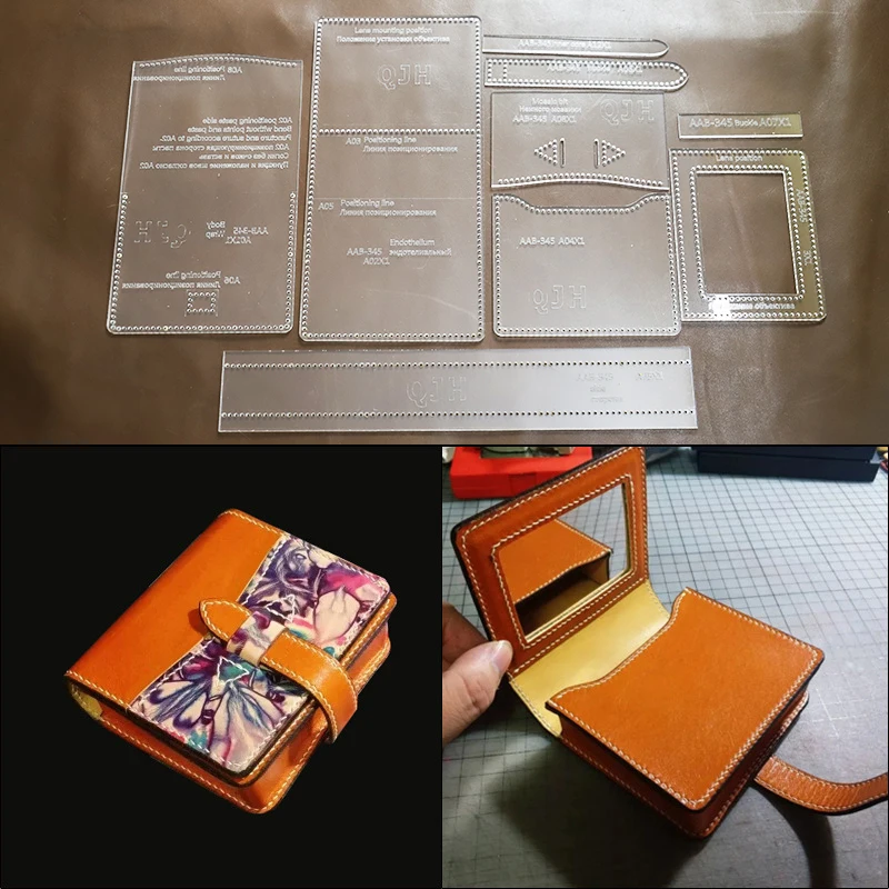 1 набор акриловых шаблонов DIY новая косметичка губная помада сумка для хранения