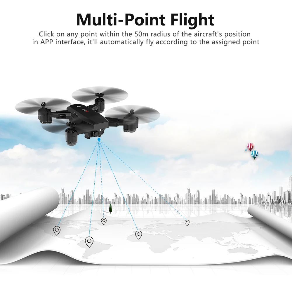 S30 Дрон gps 1080P HD камера 5G wifi FPV объемный полет складной селфи дроны Профессиональный 500 м дальний дистанционный Радиоуправляемый квадрокоптер