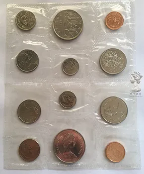 

Canada 1987 1 Cent-1 Dollar Full Set 6 Pieces Unc Real Original Coins Collection