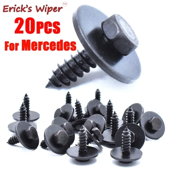 

Erick's Wiper 20Pcs Self-drilling Hex Screw Car Water Tank Bottom Shield Metal Washers Front For Mercedes Benz Replacement