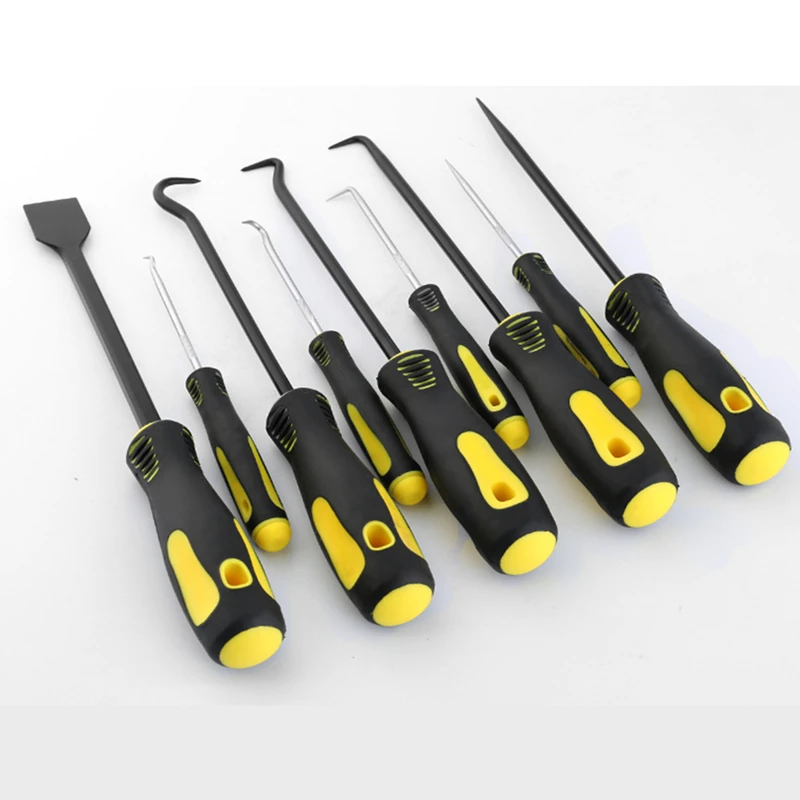 

9 Pcs/Set Car O-Ring Oil take out hook Seal Gasket Removal Scraper Hook garage tools Precision Screwdriver Sets car repair tool