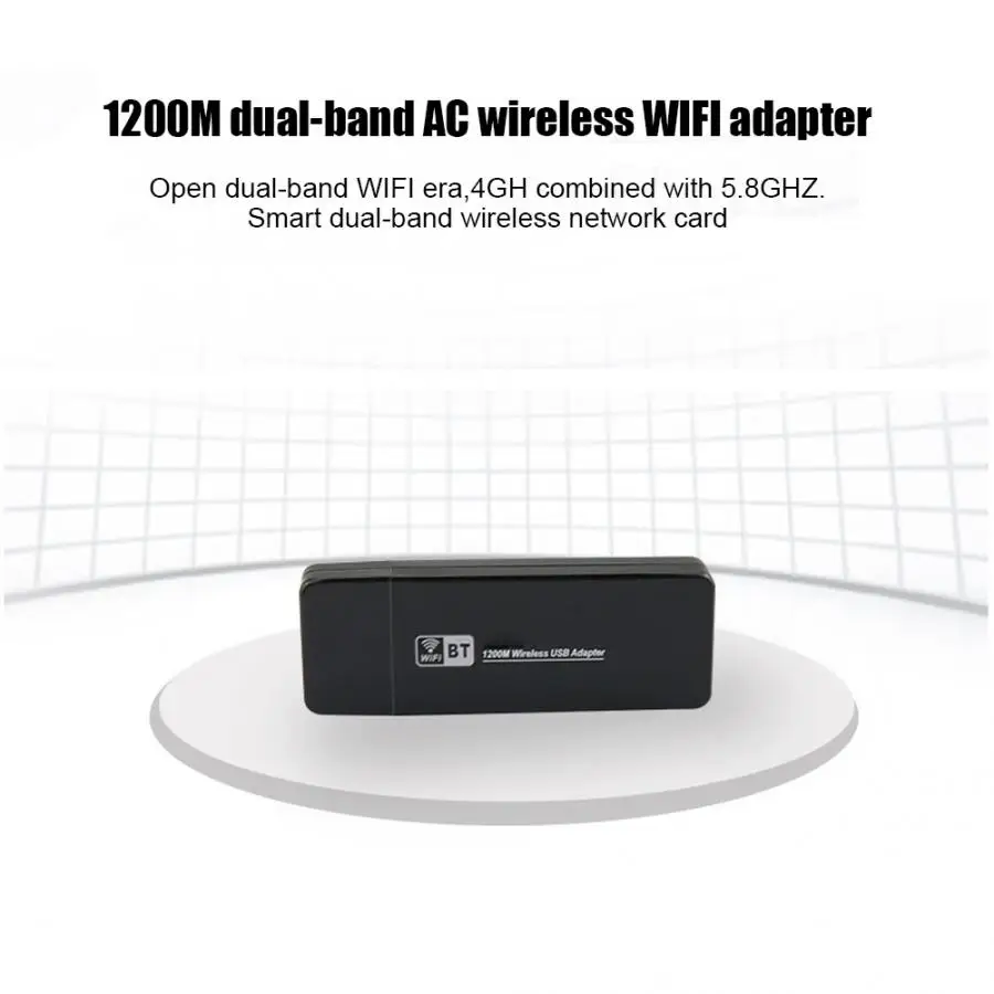 1200M беспроводная Двухдиапазонная Bluetooth 4,1 AC сетевая карта для XP/VISTA/WIN7/WIN8/WIN10
