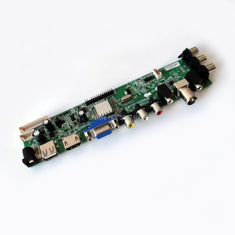 US $27.42 30 Pin LVDS For HSD170MGW1HT190WG3M190MWW3M190MWW4 1440900 2CCFL Panel USB VGA Signal Digital DVB LCD Control Board Kit