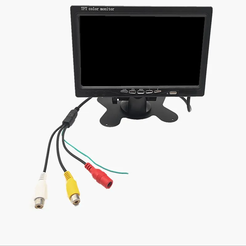 Горячий " TFT lcd цветной монитор высокой четкости для автомобиля CCTV обратный заднего вида резервная камера подголовник монитор 2 пути AV head up дисплей
