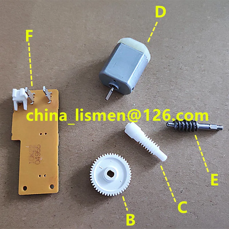 48 teeth Door Side Mirror Folding Motor Fold Mirror Motor plastic gear