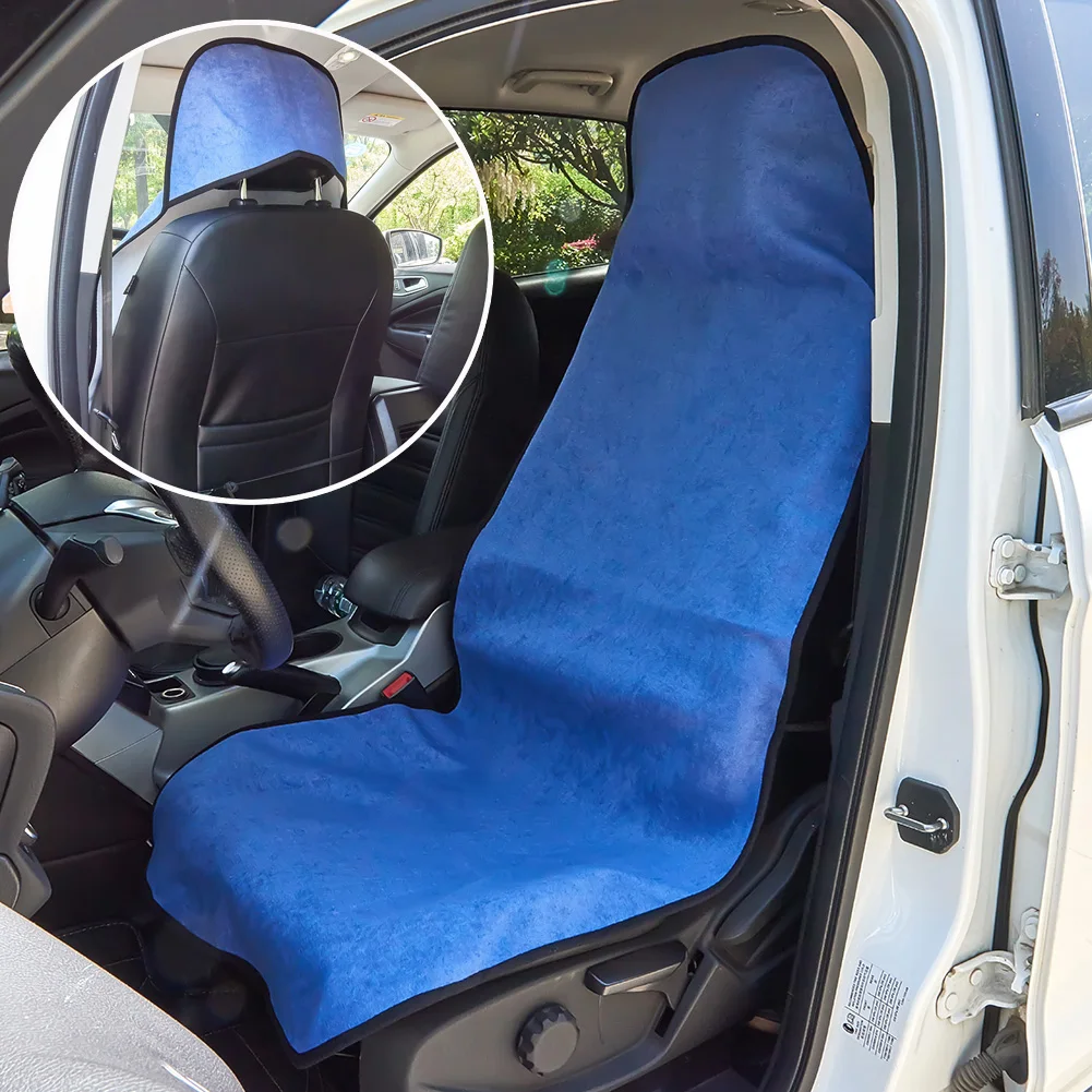 Sweat Towel Car Seat Cover Universal Throw Over Slip on Covers for
