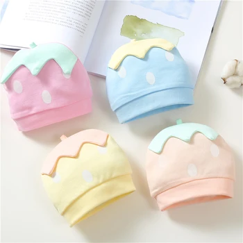 

Newborn Baby Beanie Hat Knit Cotton Cartoon Baby Toddler Caps Leaf Decoration For Boy Girl Autumn Winter Children Hats