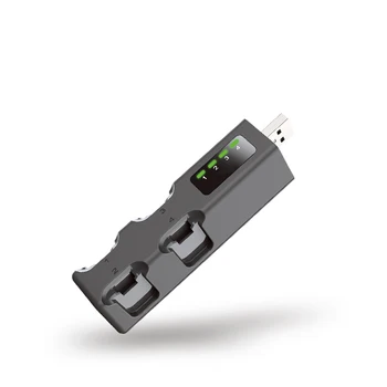 

For Nintend Switch JoyCon Controller 4 in 1 Mini USB Charging Dock Base for NS Joycon Handle Game Console LED Display Charger