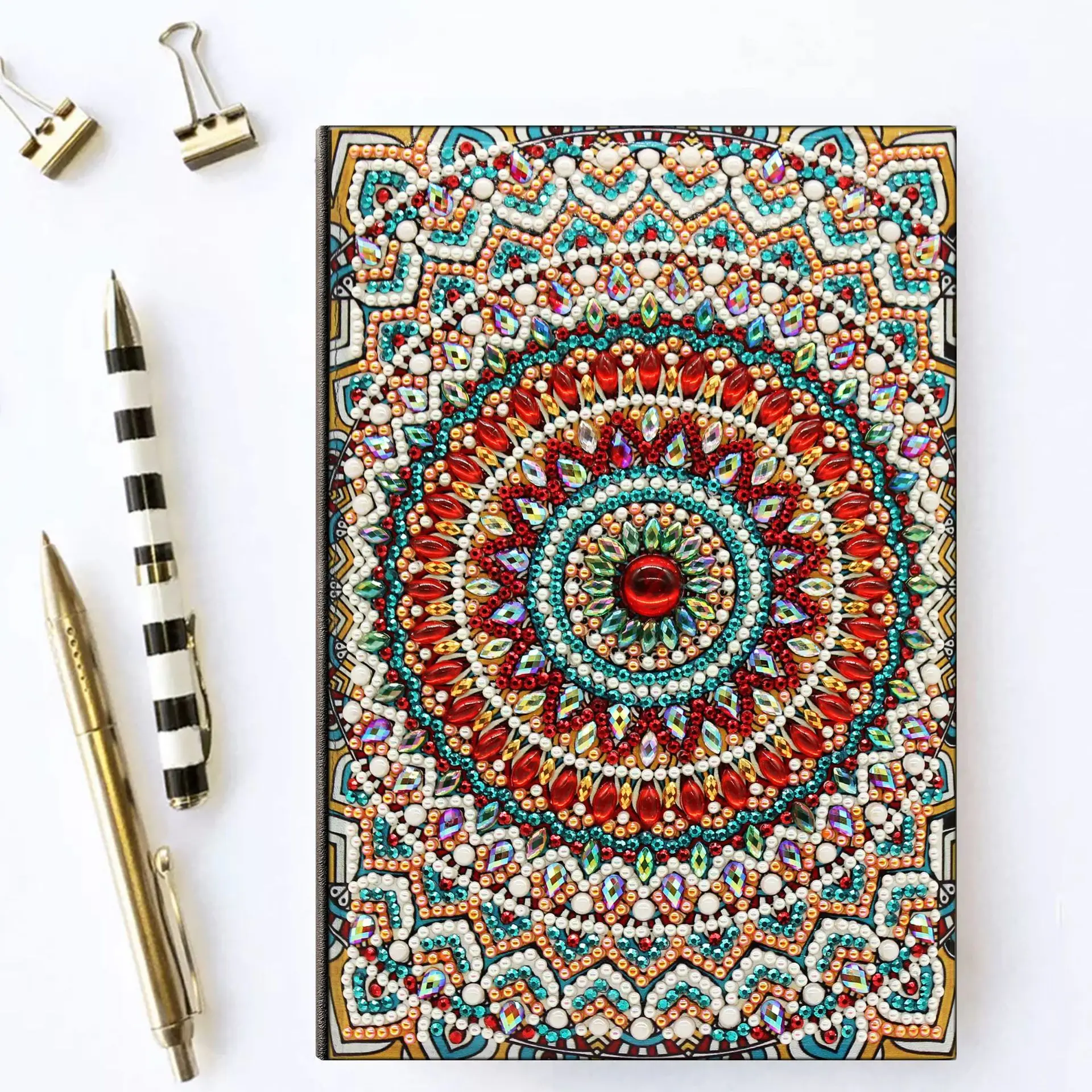 Новая Мандала мультфильм Diy Schilderij Meisje Hart счет Dagboek Boek Plan 64 Pagina 'S A5 ноутбук Verjaardag Рождественский подарок