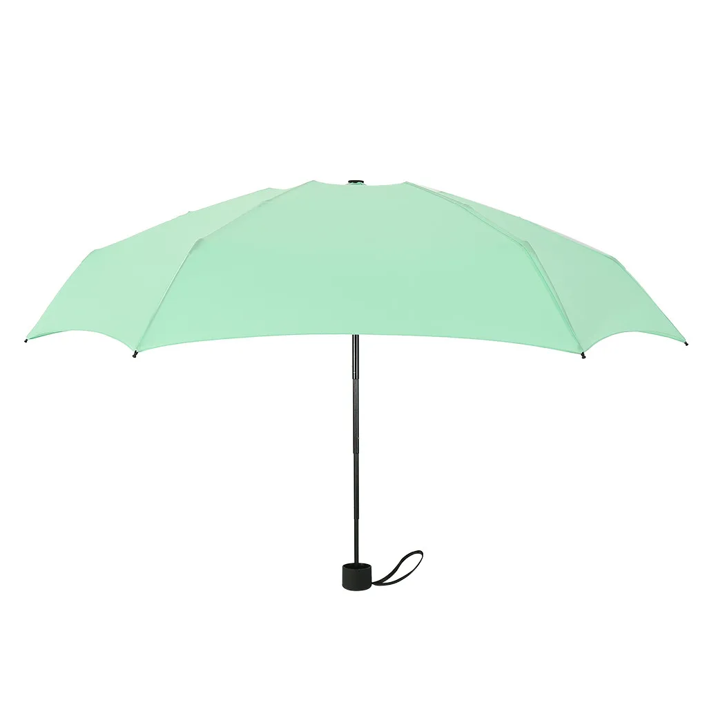 Мини Карманный Компактный зонтик от Солнца Анти УФ 5 складной защита от дождя и ветра путешествия портативный путешествия дождь мини-зонтик женщин FW3